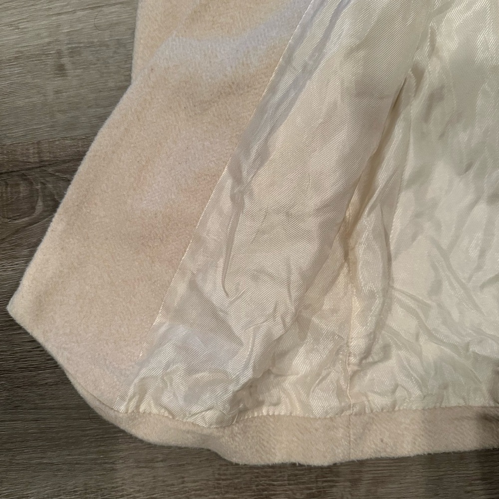 Zara Basic Cream Coat - image 3